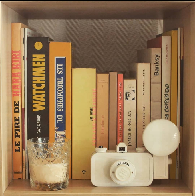 Organisation livres étagère - home organising Chambéry